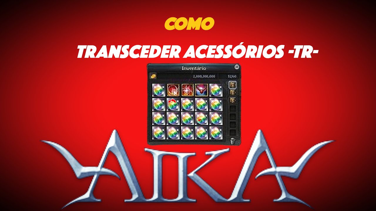 COMO TRANSCEDER OS ACESSORIOS AIKA BR 2025 - ACESSÓRIOS- TR -