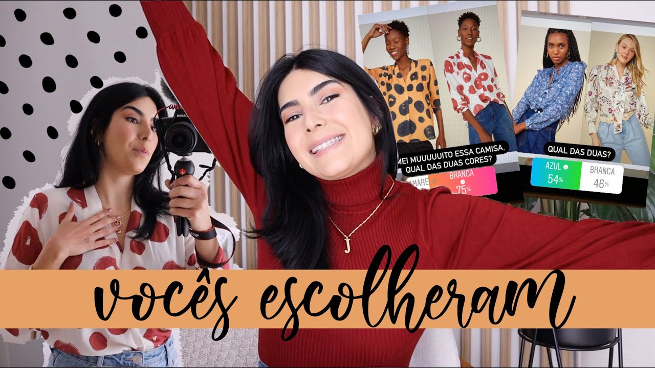 Vocês ESCOLHERAM minhas peças na AMARO