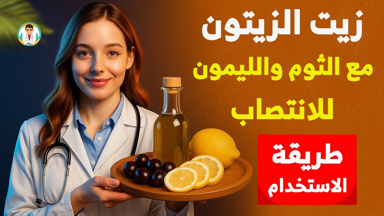 امزج زيت الزيتون مع الثوم والليمون بهذه الطريقة قبل النوم للحصول على قوة تستمر لساعات بعد الستين