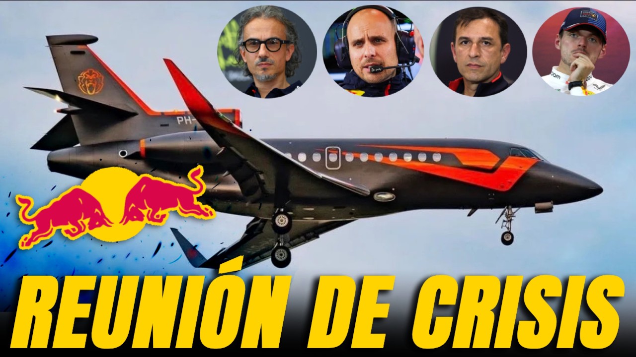 ¡RED BULL EN CRISIS! VERSTAPPEN REÚNE EN SU JET AL EQUIPO TRAS EL DESASTRE DE CHINA (Y LO QUE VIENE)