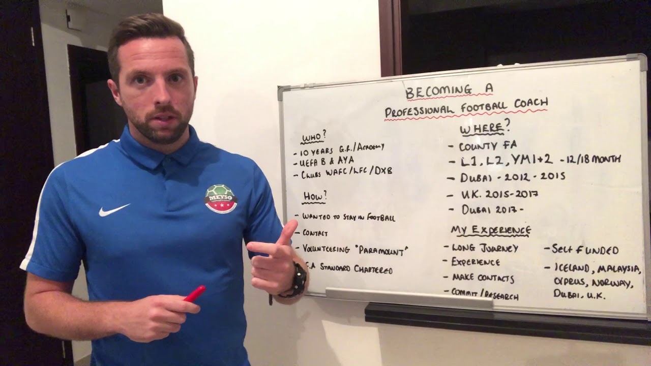 How to become a professional football coach