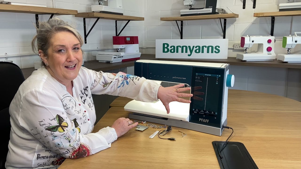 Pfaff Performance Icon - Barnyarns Review with Hayley West