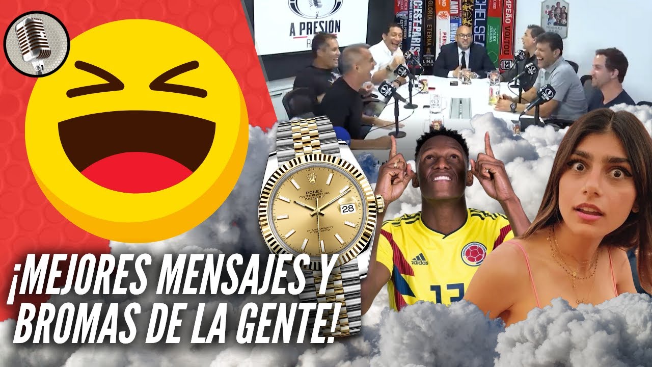 MEJORES MENSAJES Y BROMAS DE LA GENTE EN A PRESIÓN #4