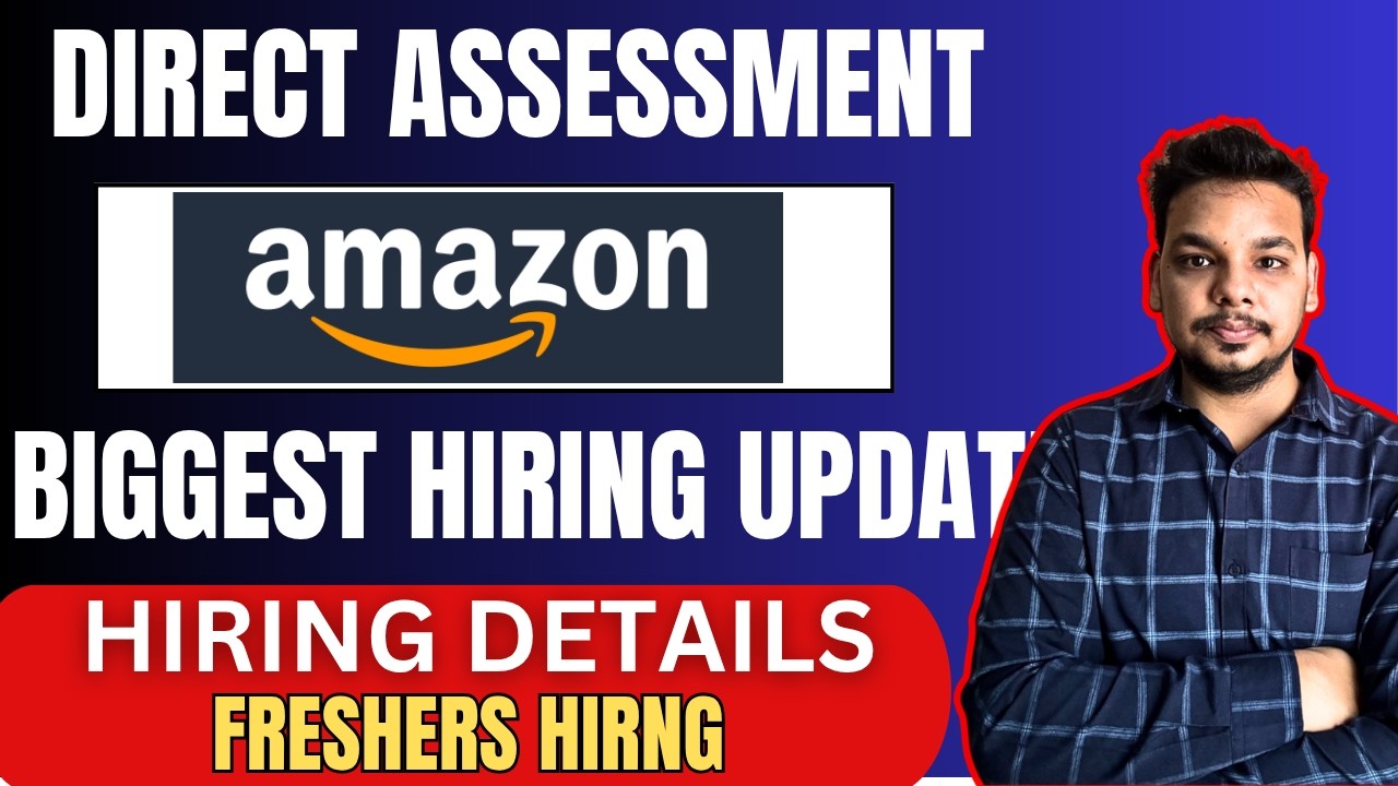 Amazon Direct Test Biggest Hiring Update | 2026, 2025 Batch | Rupeek , Capgemini | Off Campus Drive