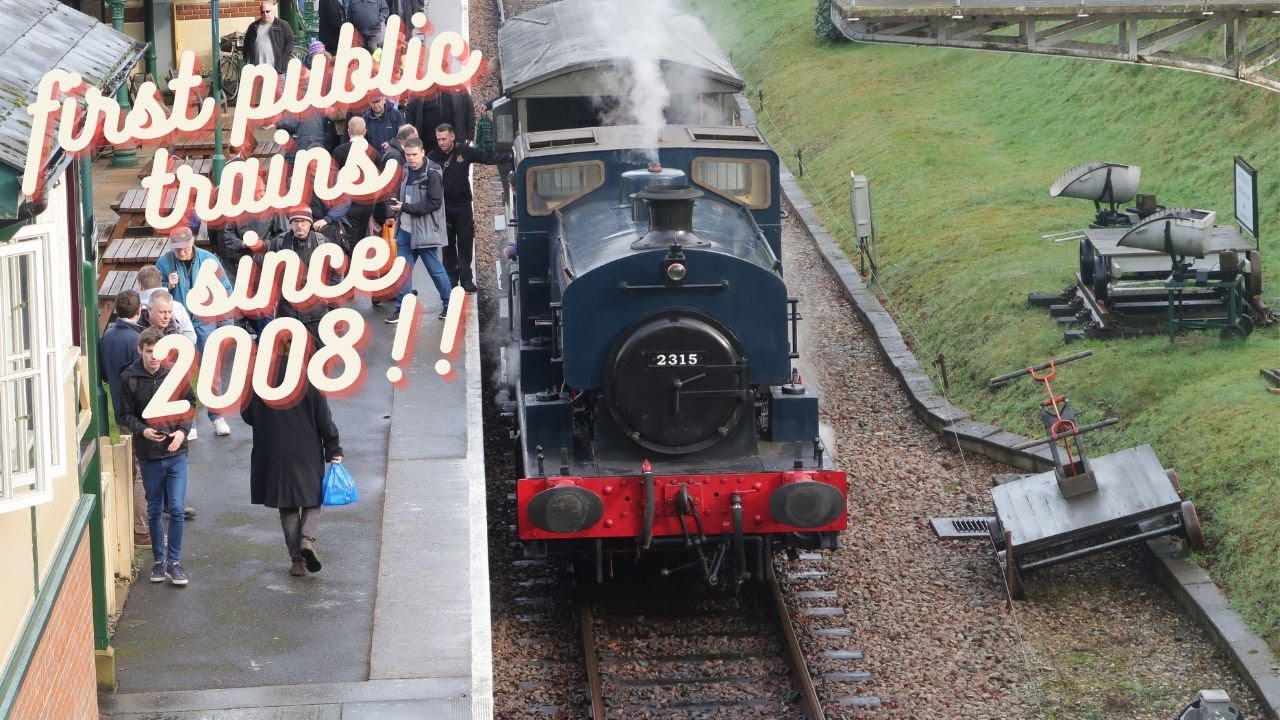 Queen Mary Break Van Ride With Andrew Barclay 2315 'Lady Ingrid' First public trains since 2008!!!