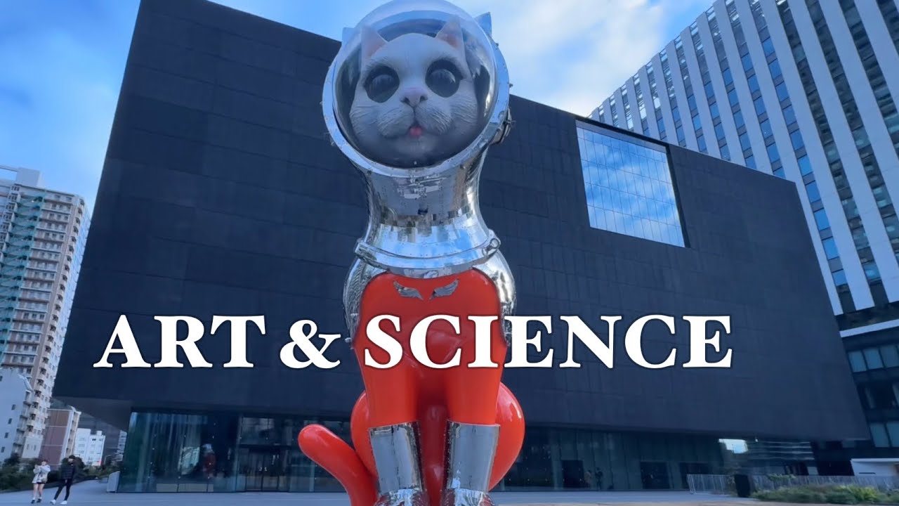 Japan Walking Vlog | Nakanoshima Osaka: Science Museum & Art Museum Tour