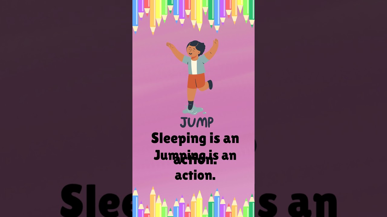 Action Words for Kids | Verbs in English | Learning Shorts