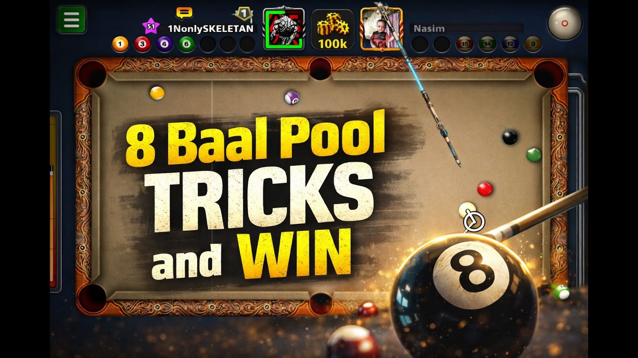 8 Baal Pool Tricks And Win || Mist7Reign ||
