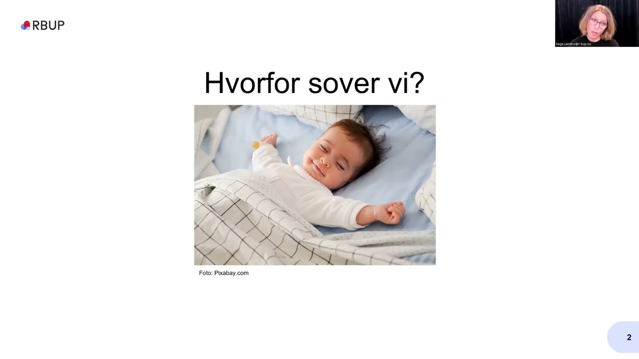 Søvn hos små barn – hva er viktig å vite og hvordan kan vi hjelpe?