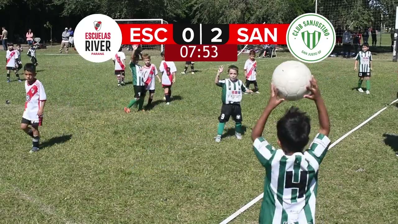 Cat 2018/19/20 || Esc. River Pn&aacute; vs San Justino || 19/4/2025 || 1er tiempo || Torneo Boca