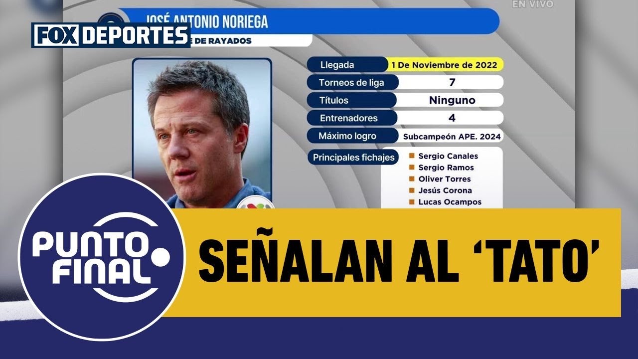 🚨 Protestas contra 'TATO' NORIEGA y la directiva de RAYADOS por el momento del equipo | Punto Final