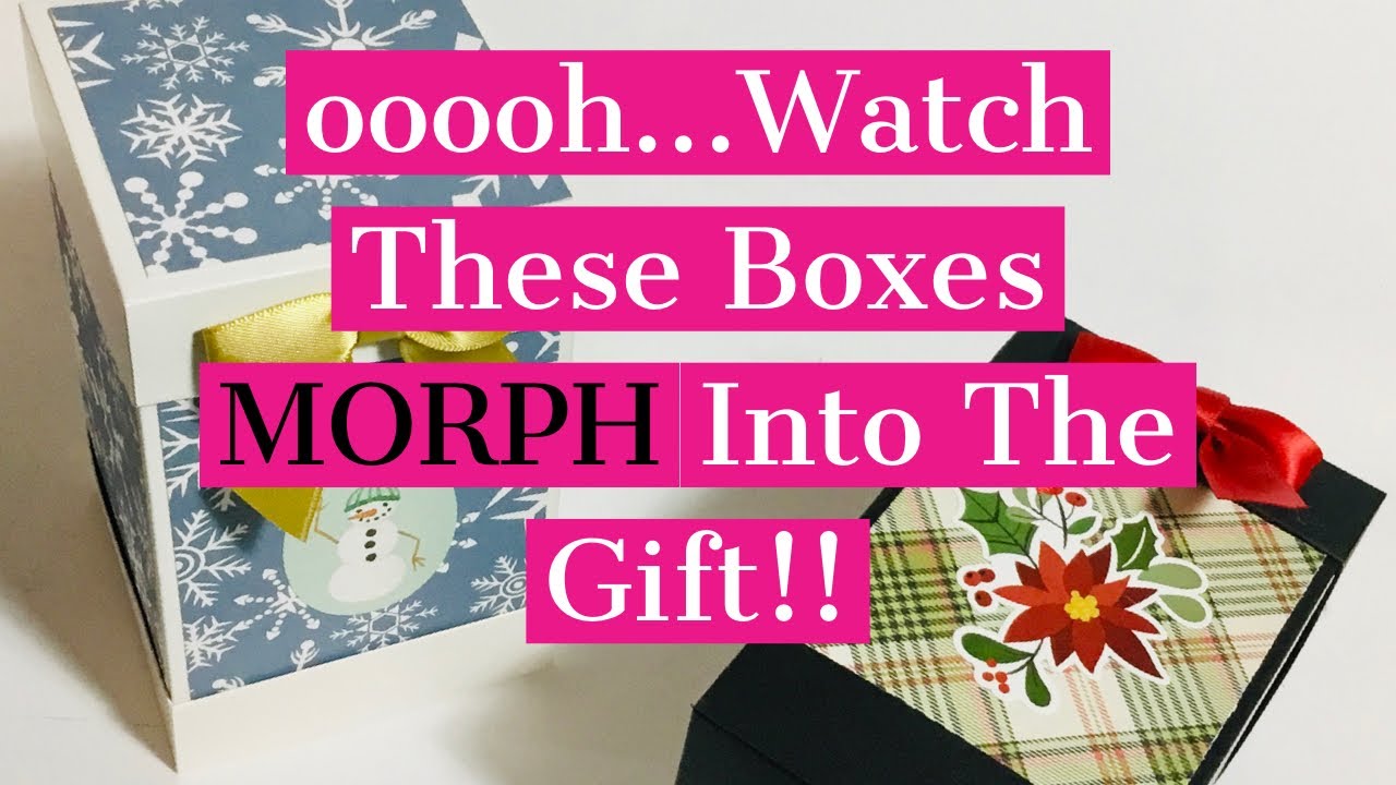 Watch These  AMAZING Gift Boxes MORPH Into A Desktop Photo Set