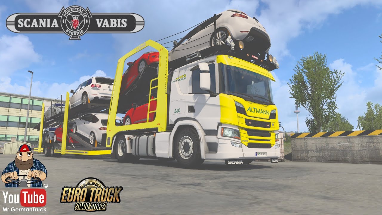 [ETS2 v1.40] Scania P Cartransporter for Eugene Truck Addon v2.0