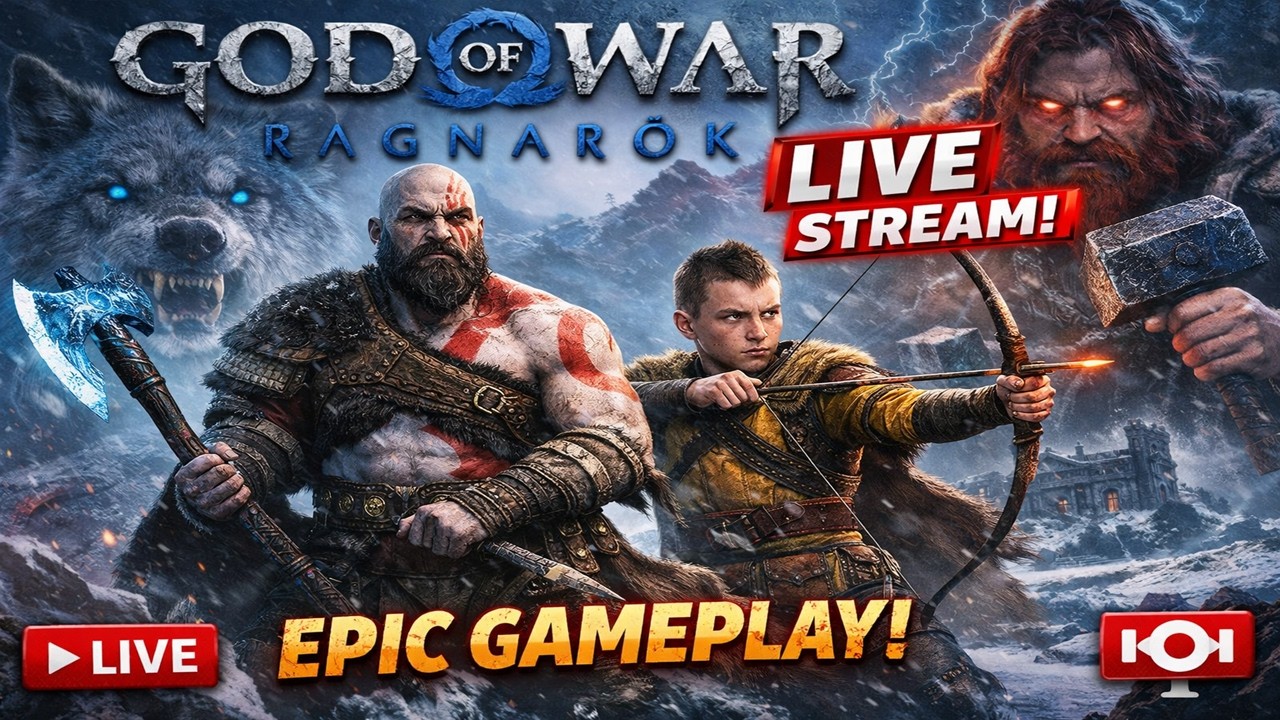 🔴Live God of War Ragnarök |HimalayanGameBlaze #godofwarps5⚡#genshinlive #shortslive #shortfeed