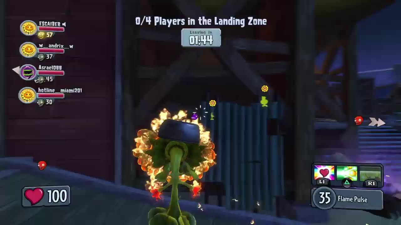 Jugando Plantas vs zombies GARDEN WARFARE 1 en directo