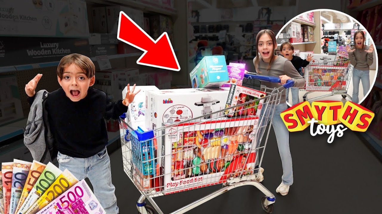 Spielzeug-Eskalation bei Smith Toys! 🎉 Lamiya und Carlos füllen den Einkaufswagen 🛒 Rosislife VLog