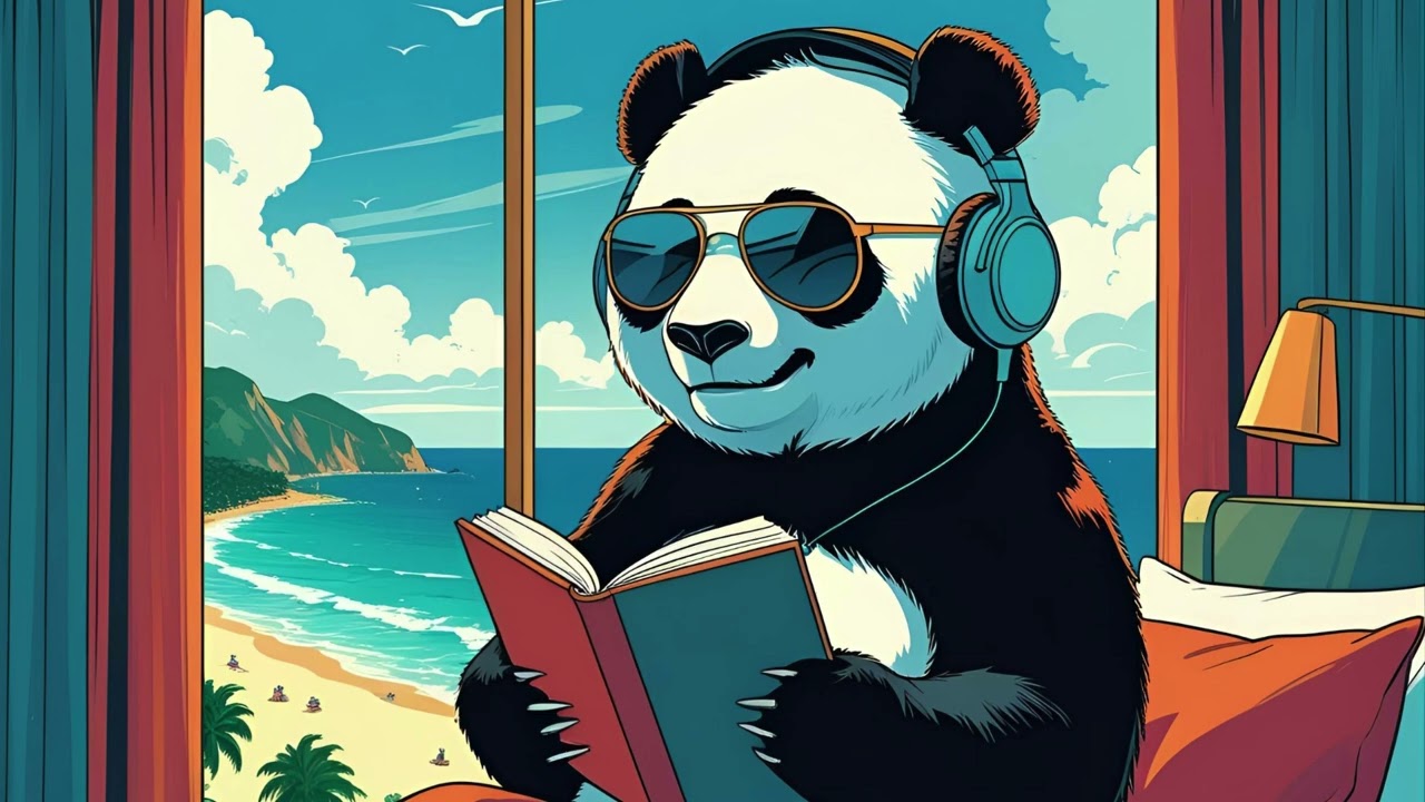 Study Around the World with Panda 70s Brazilian Samba Funk for Relaxation