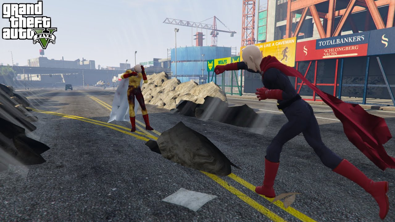 GTA 5 -  SAITAMA VS EVIL SAITAMA | EPIC BATTLE!