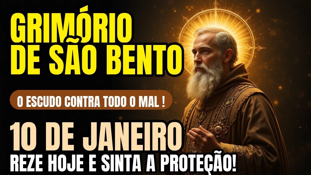 📿A ORAÇÃO DAS 12 PALAVRAS DO GRIMÓRIO DE SÃO BENTO PARA RECEBER DINHEIRO INESPERADO HOJE