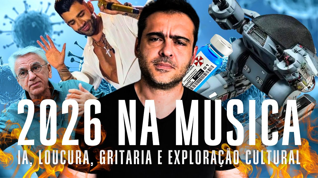 PREVISÕES 2026 NA MÚSICA: IA, Loucura, Gritaria e Exploração Cultural