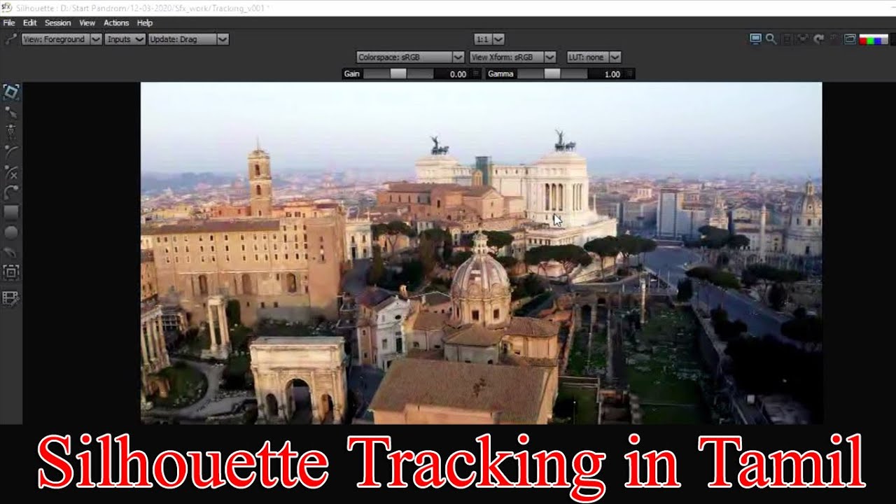Silhouette tracking in tamil