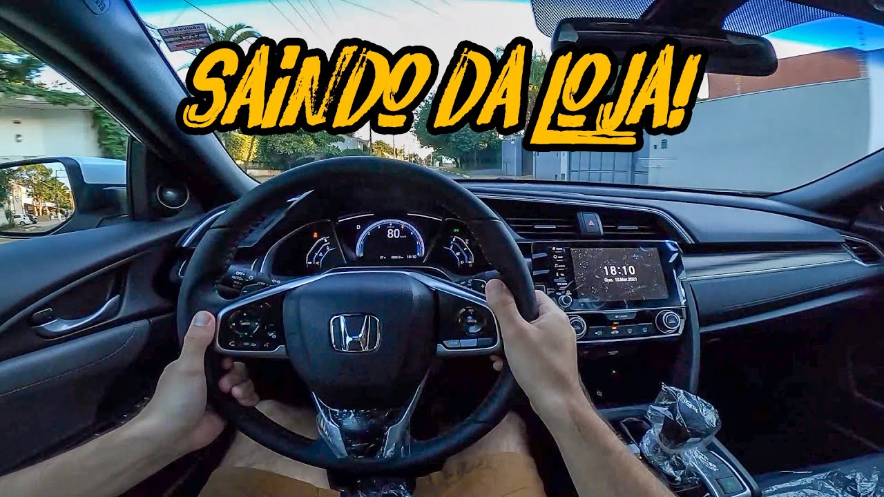 COMPREI UM CIVIC TURBO 0KM 2021! PRIMEIRO ROLE