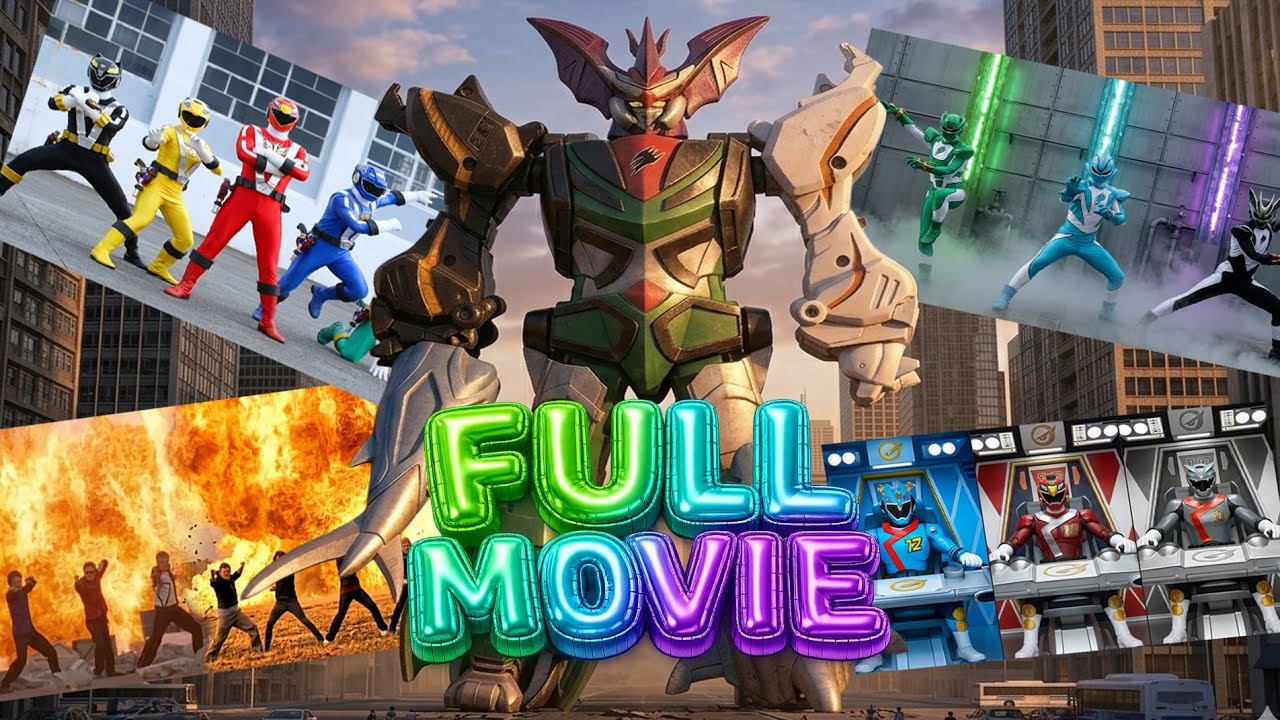 MY FULL MOVIE | DARK RPM DINO VS JUNGLE FURY | TEAM UP | POWER RANGERS - FAN MADE 