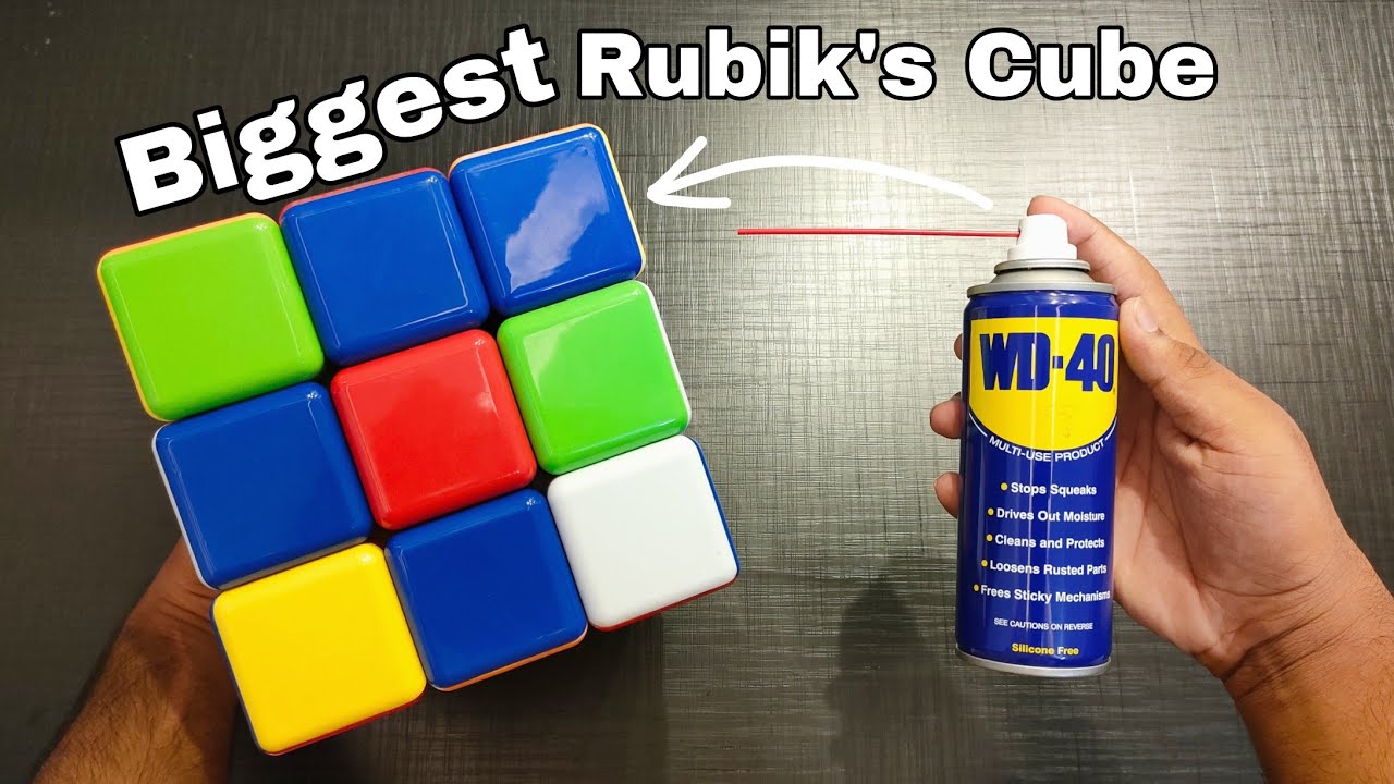 World's Biggest Rubik's Cube Setup :