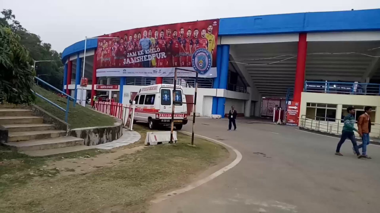 This is how jrd tata sports complex  look like in hero indian super league