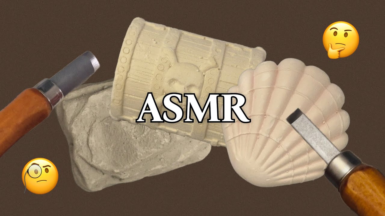 ASMR │ Fossil Excavation Kit Sounds (No Talking)