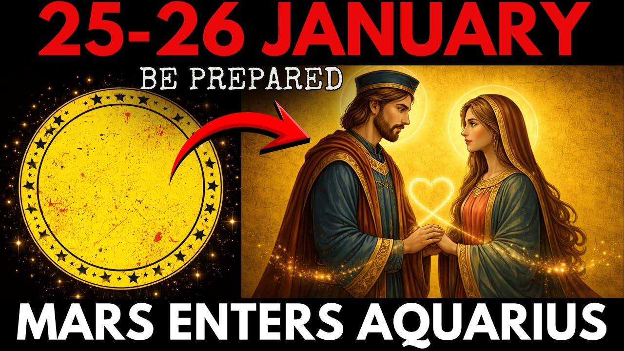 YOU MUST KNOW THIS BEFORE TOMORROW! Jan 25–26: Mars Enters Aquarius