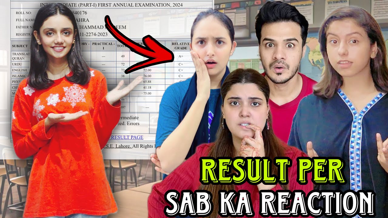 Apne Result Per Sab Ka Reaction Liya || Pori Family Ke Sath Prank Kiya ​⁠