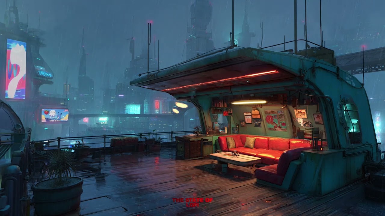 🌃 Rainy Lo-fi City Night Chill 🌃 Lofi Rain Beats for Study & Focus 🌧 Lofi Rain Playlist