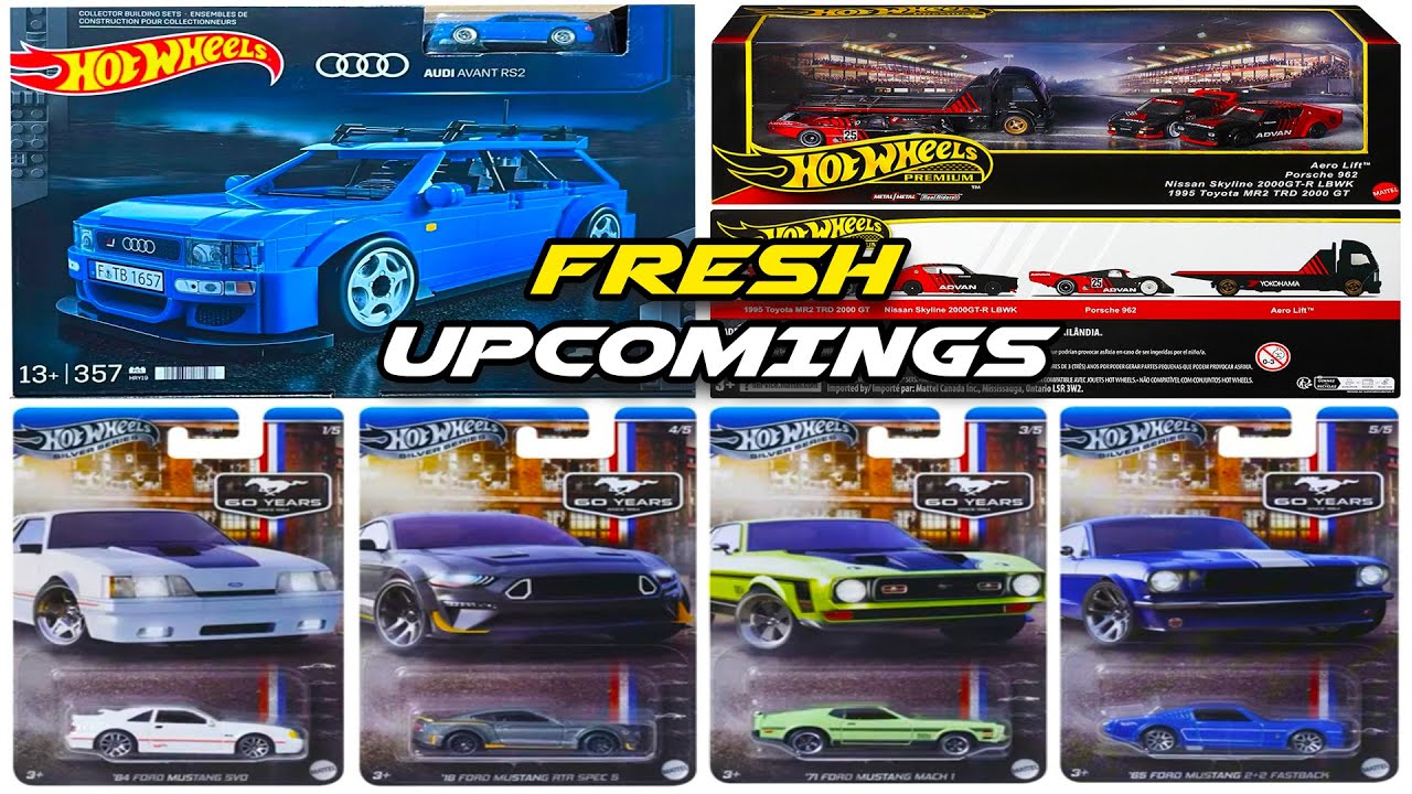 Showcase - Hot Wheels Premium Boxset ADVAN, Mustang New Set, Audi Avant RS2, Mini GT X Kaido House.