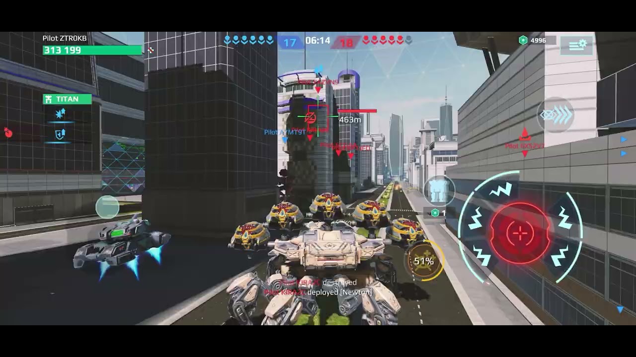 Test server game play