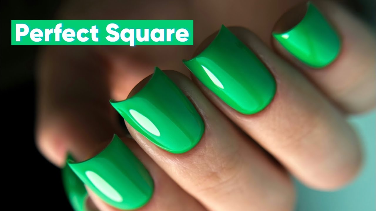 Carré parfait - chablon - Square nail form