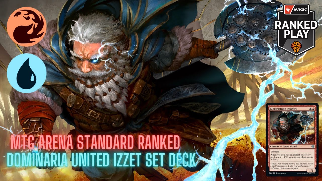 Electrostatic Infantry, show Dominance! |💧🔥 Dominaria United Set Deck | MTG Arena standard ranked