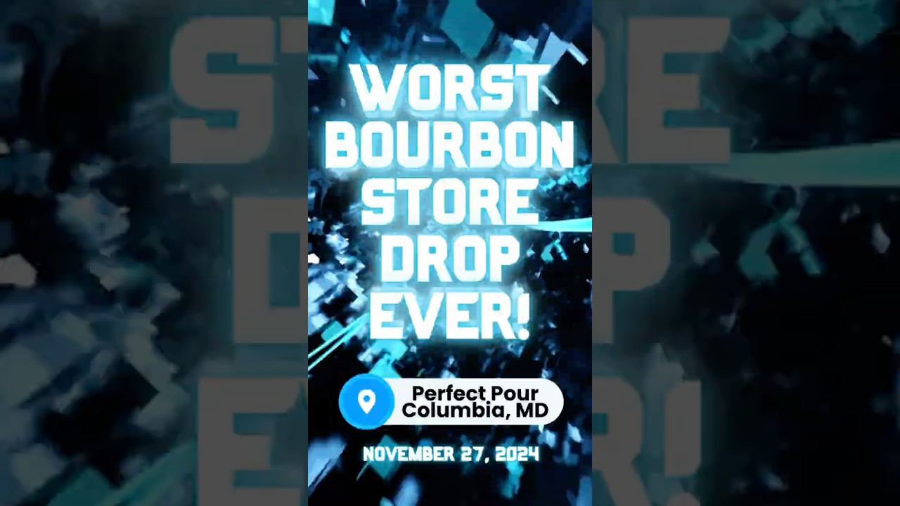 Worst Bourbon Drop ever in Maryland