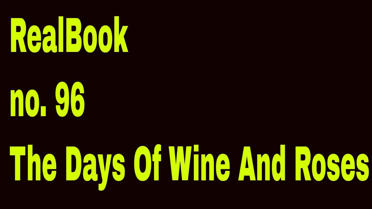 [무작정리얼북듣기]96. The Days Of Wine And Roses