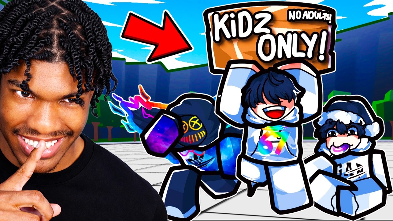 I Snuck Into a KIDS ONLY Server..