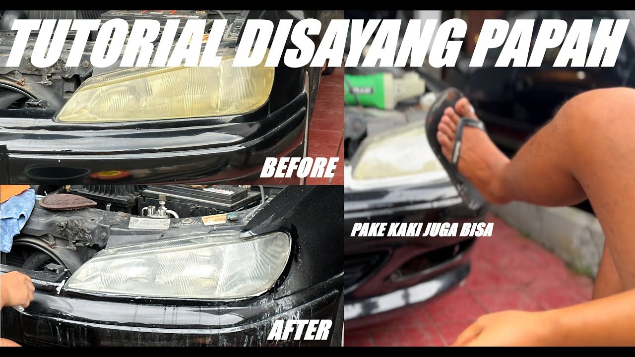 Tutorial -  Modal Goceng beli Coumpound bikin Headlamp Kinclong @garasikacang