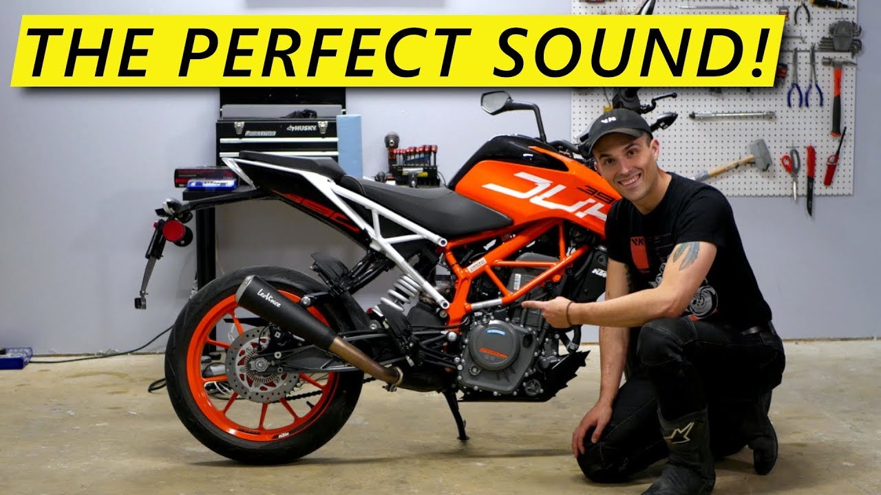 BEST Exhaust Setup for KTM Duke 390!