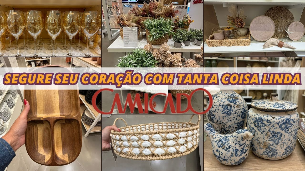 🏡 TOUR CAMICADO 2024 |  SEGURE SEU CORAÇÃO COM TANTA COISA LINDA PARA SEU LAR❤️