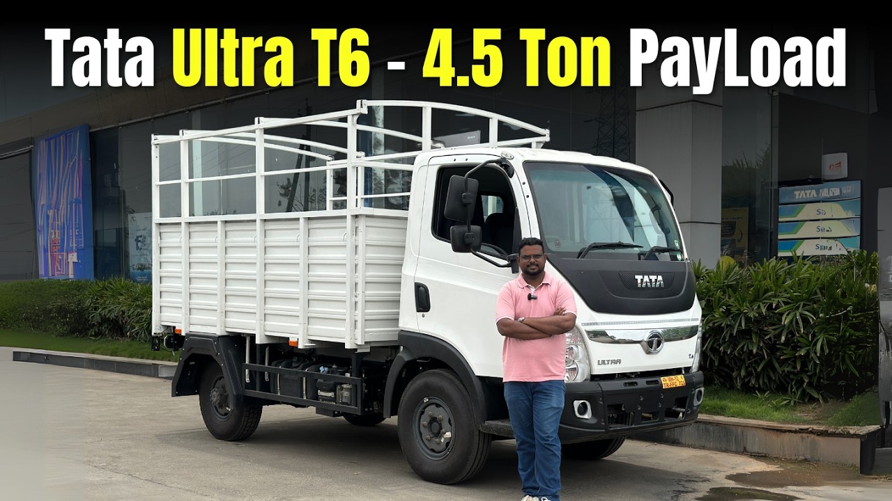🚛 4.5 Ton Payload Truck – Tata Ultra T6 Full Review in Tamil | Safety & Features