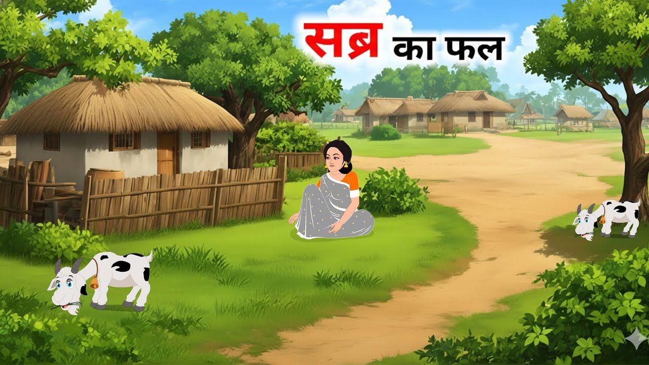 Sabr Ka Phal Meetha Hota Hai |  |Hindee Moral Kahni | Cartoon| Bedtime Story| Naitik Kahaniyan