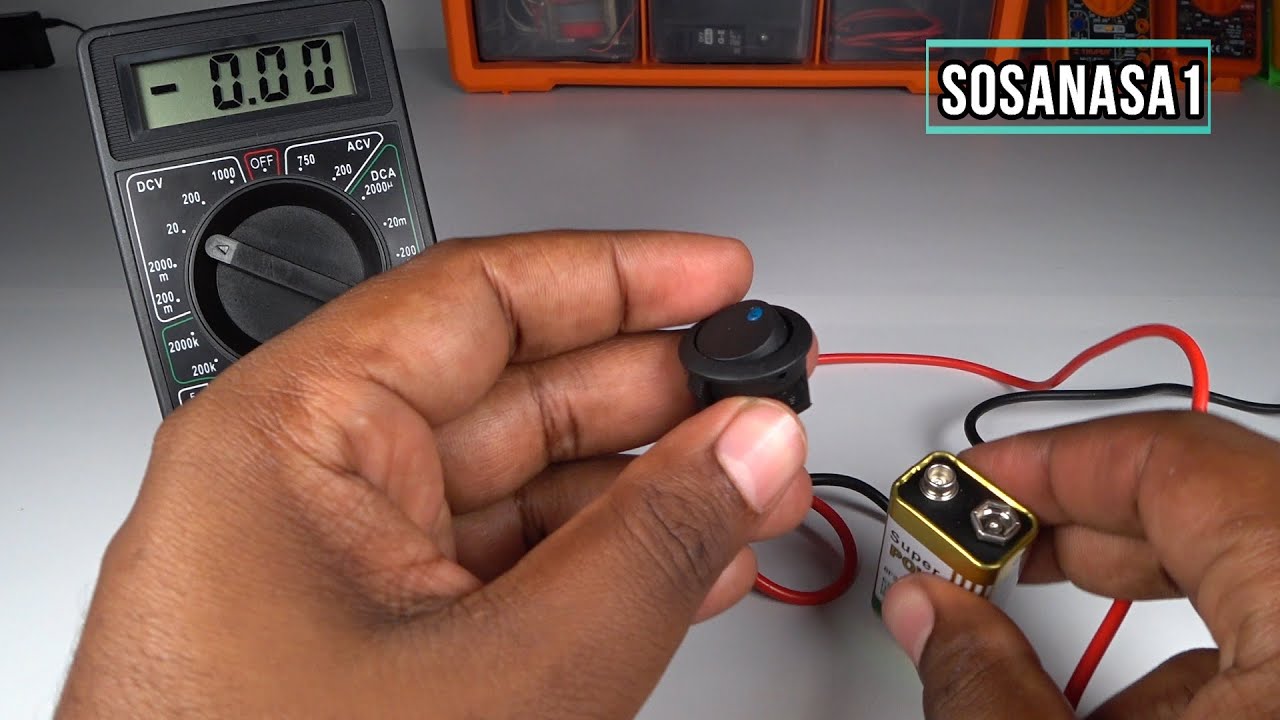 Multimetro Digital: Como probar interruptor eléctrico de vehículo (método 2)