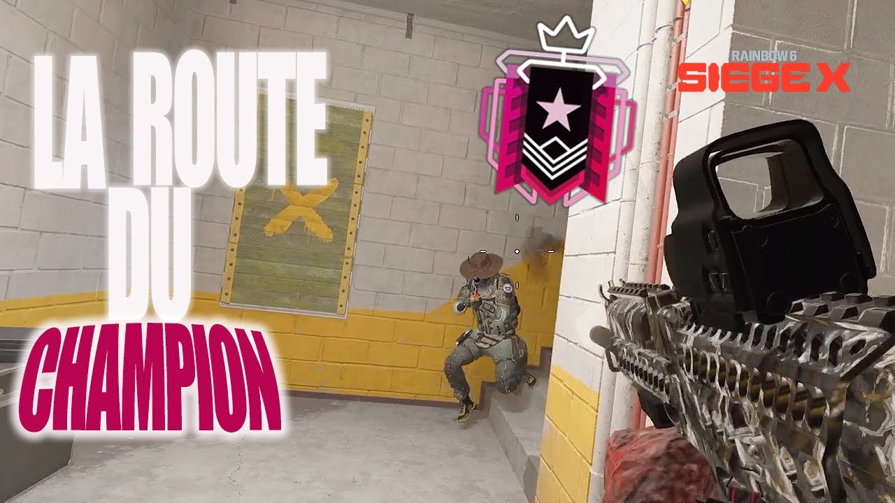 LA ROUTE DU CHAMPION : C'EST BIENT&Ocirc;T LA FIN DE L'AVENTURE SUR RAINBOW SIX SIEGE X !