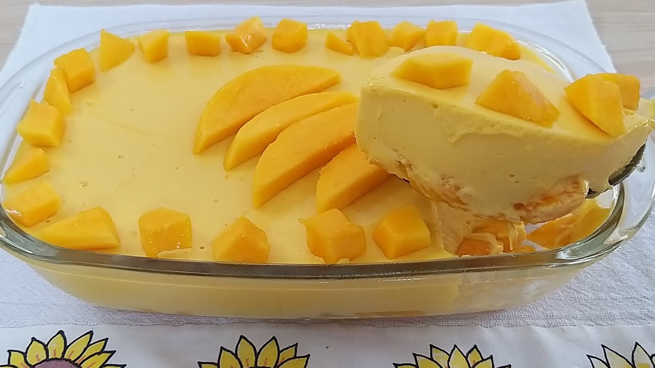 Sobremesa Gelada de Manga | Sobremesa Rápida | Especial de Natal