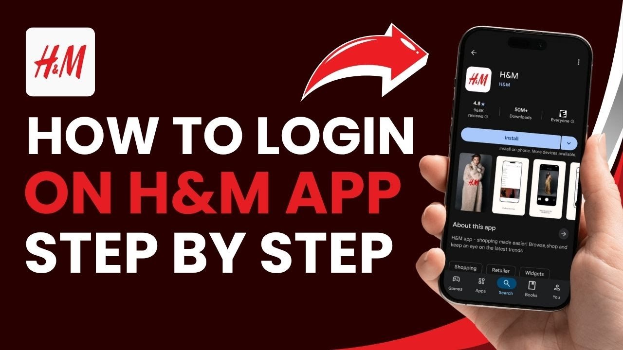 Jak zalogować się do aplikacji H&M!