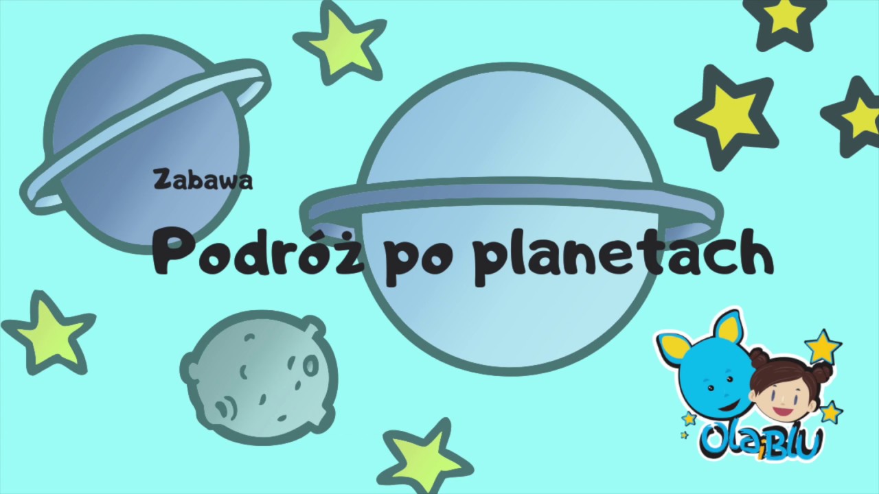 Zabawa dla dzieci Podr&oacute;ż po planetach #zabawaonline